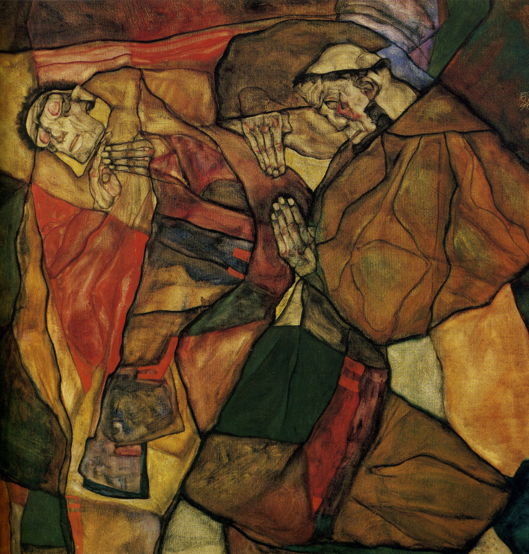 Egon Schiele. The agony