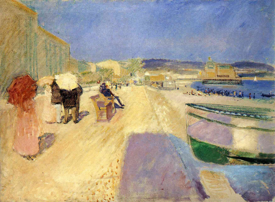 Edward Munch. Promenade des Anglais in nice