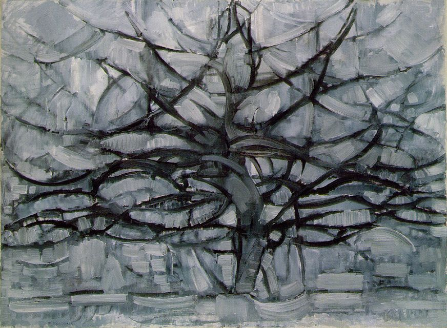 Piet Mondrian. Grey tree