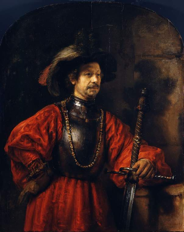 Rembrandt Harmenszoon van Rijn. Portrait of a man in military clothes