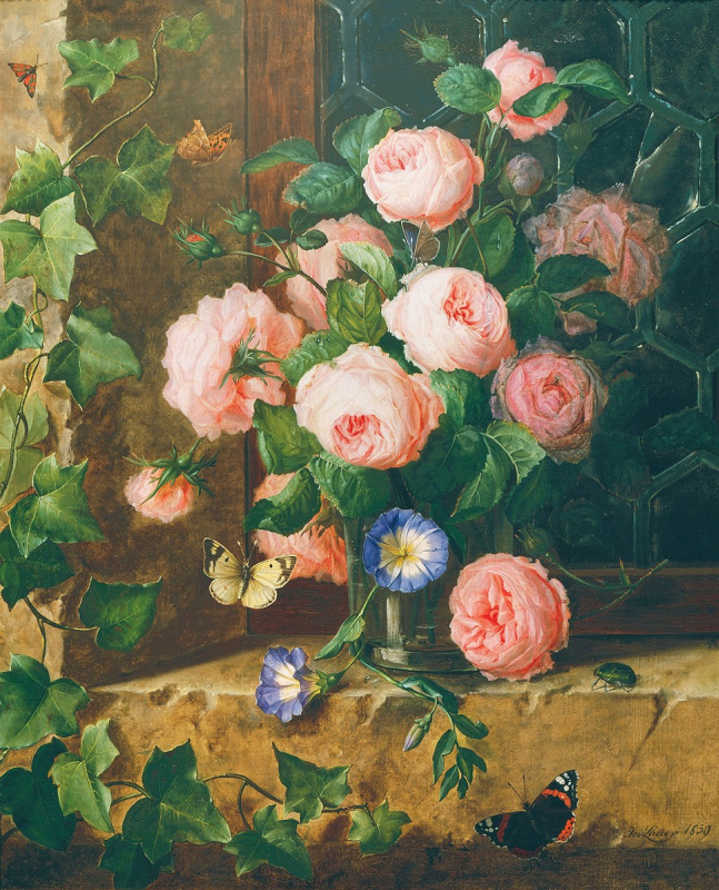Joseph Lauer. Blumenstillleben
