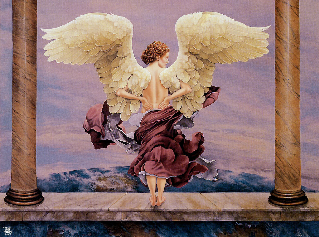 Сюжет два крыла. Carol Heyer ангел. Ангелы в живописи. Картина ангел. Картины с изображением ангелов.