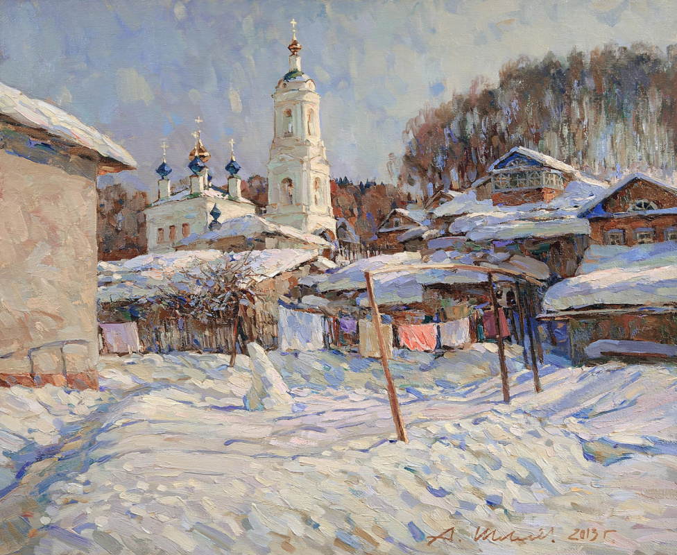 Плес в картинах художников