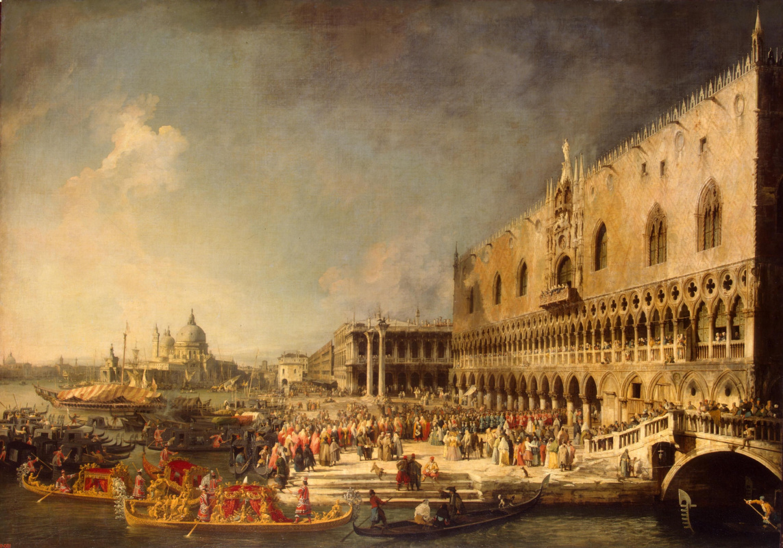 Антонио Каналетто прием французского посла в Венеции