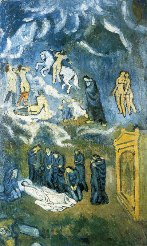 Пабло Пикассо. Похороны Касагемаса