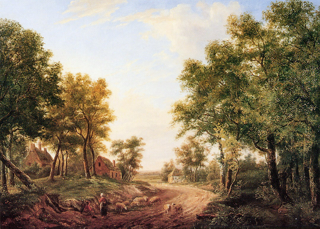 Cornelis Immersil. Forest landscape