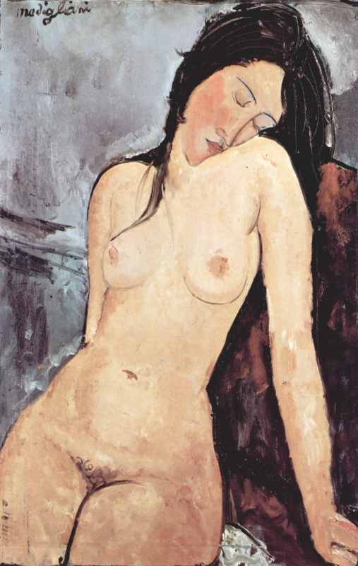 Amedeo Modigliani. Seated Nude