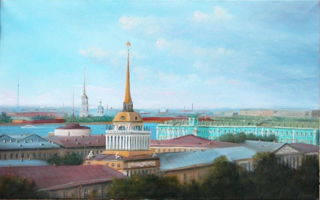 Alexander Sergeevich Terbushev. Saint-Petersburg.The Admiralty.