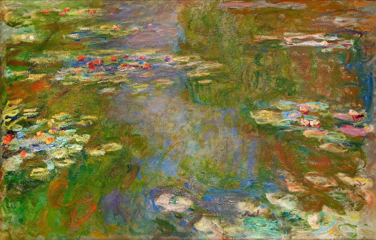 Claude Monet. Pond with water lilies