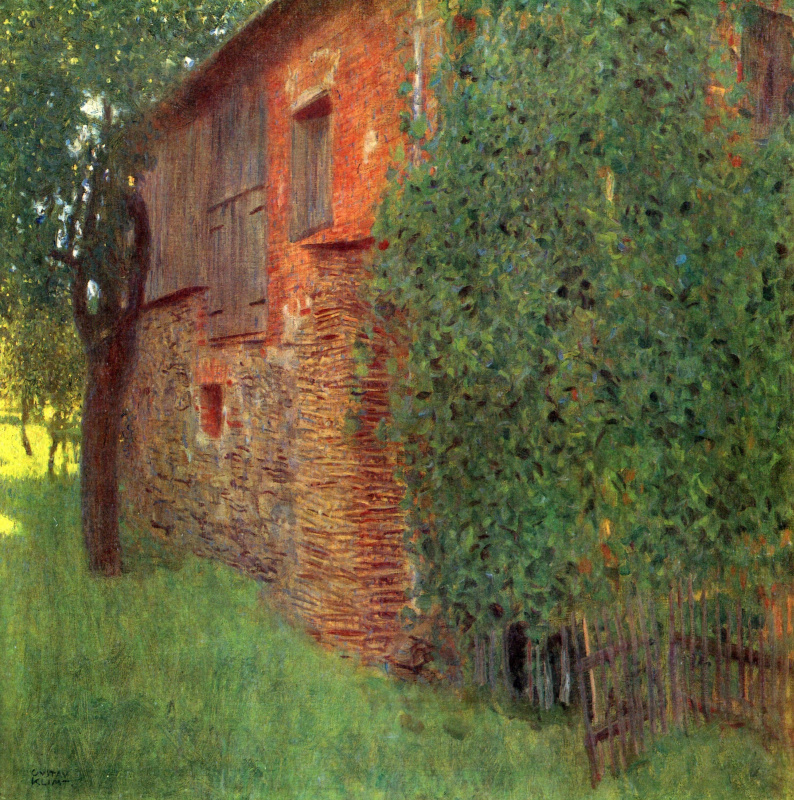 Gustav Klimt. House in Kammer on lake Attersee (Mill)