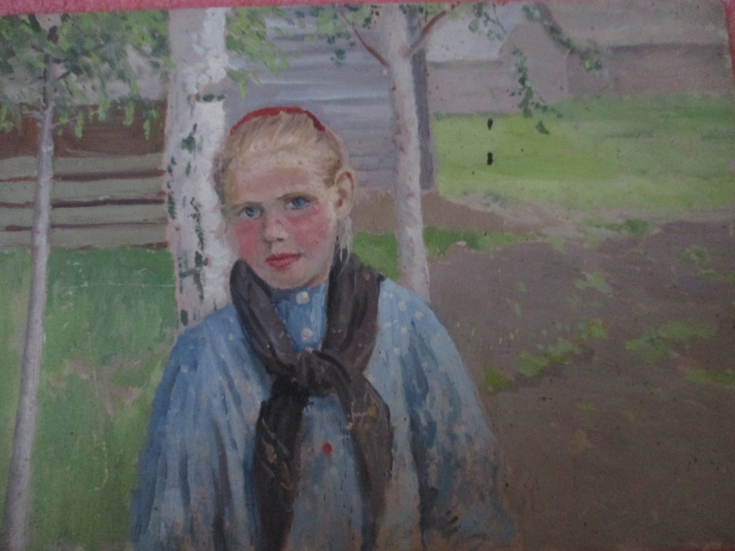 Petr Petrovich Ballod (Balodis). Portrait of a girl