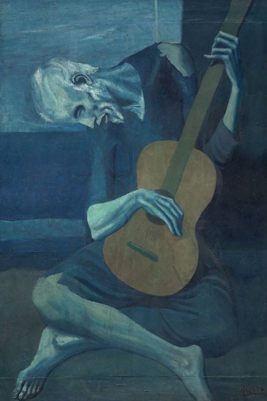 Пабло Пикассо. Старый гитарист