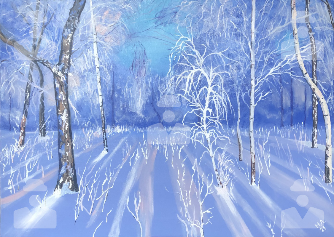 Natalia Alekseevna Osadchuk. Winter Forest