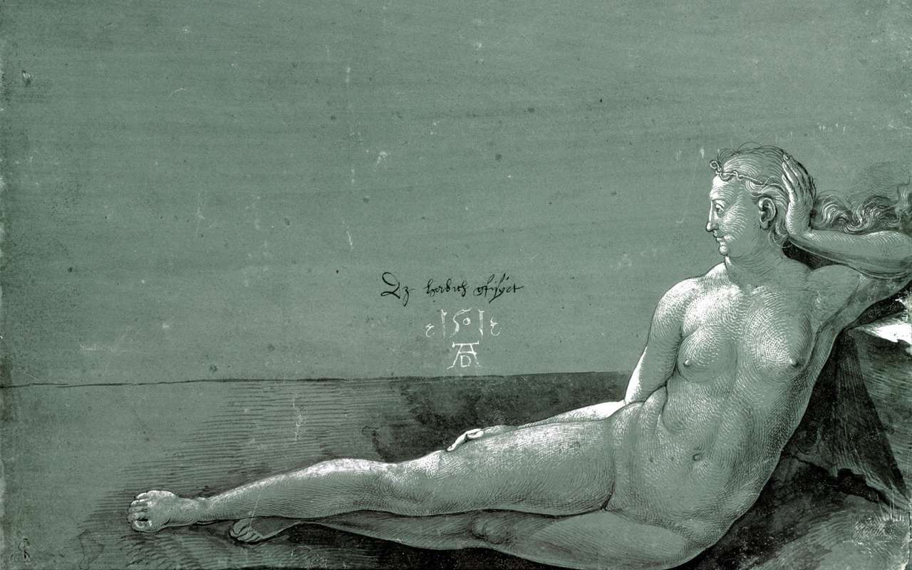 Albrecht Dürer. Reclining Nude