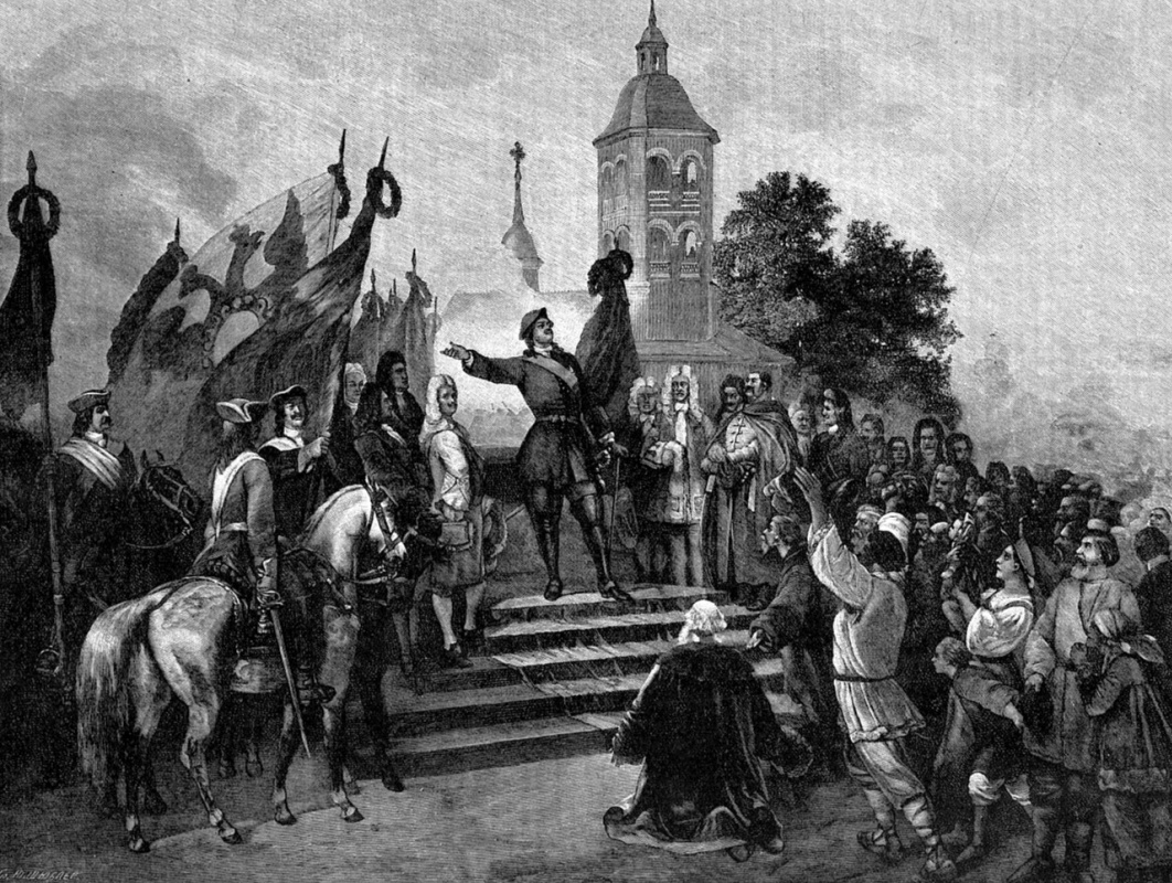 Adolf Iosifovich Charlemagne. Peter the Great declares the Peace of Nystad