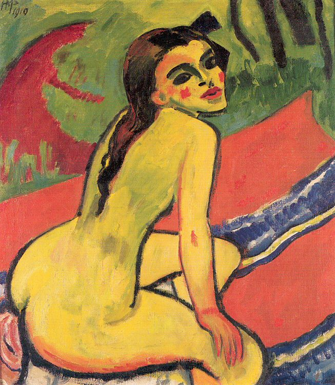 Max Pehshtein. Seated Nude