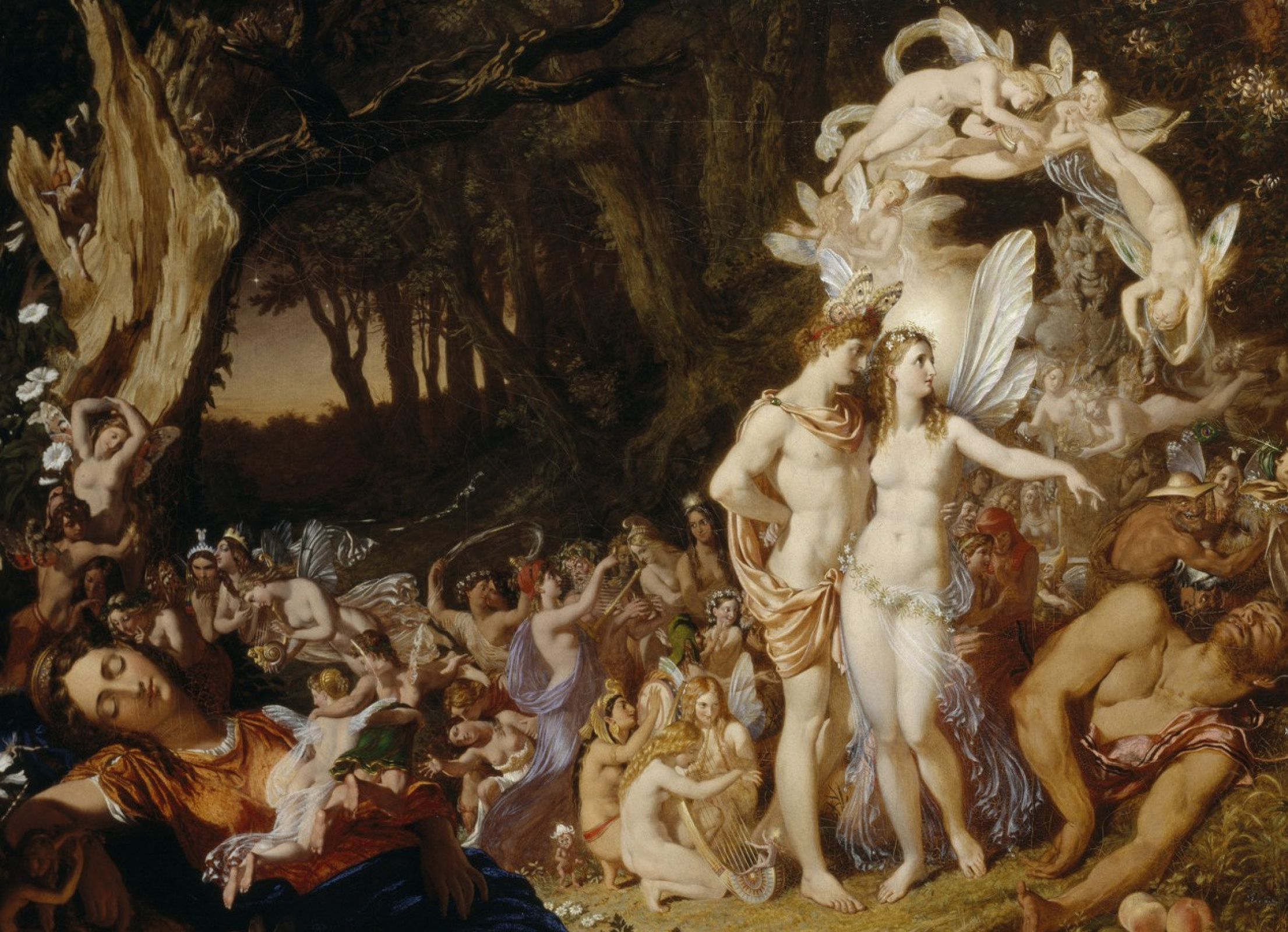 6. The Quarrel of Oberon and Titania – Joseph Noel Paton