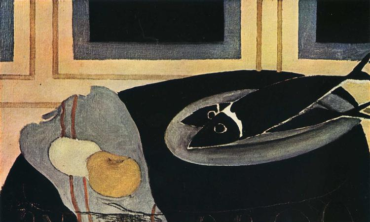 Georges Braque. Black fish