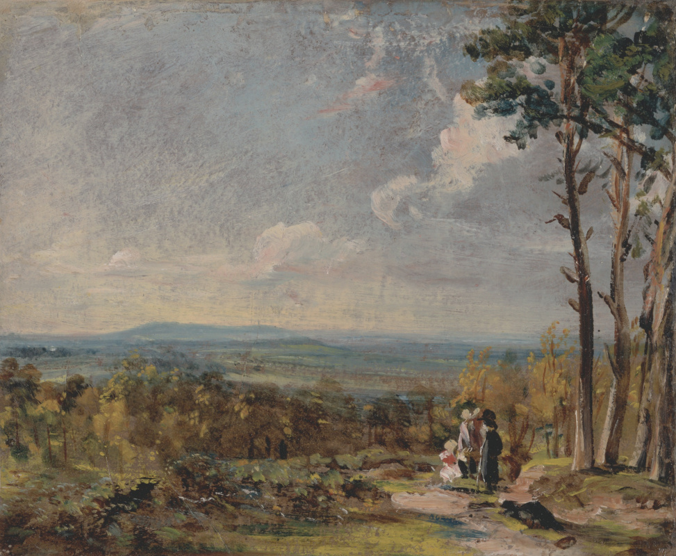 John Constable. Hampstead Heath, valley view