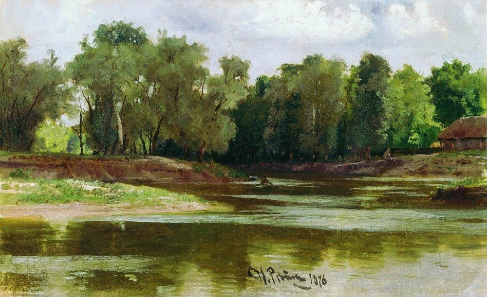 Ilya Efimovich Repin. The river