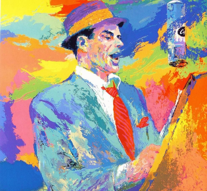 LeRoy Neiman. Frank Sinatra