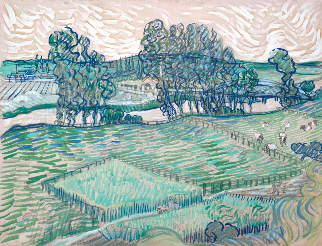 Vincent van Gogh. The Oise at Auvers