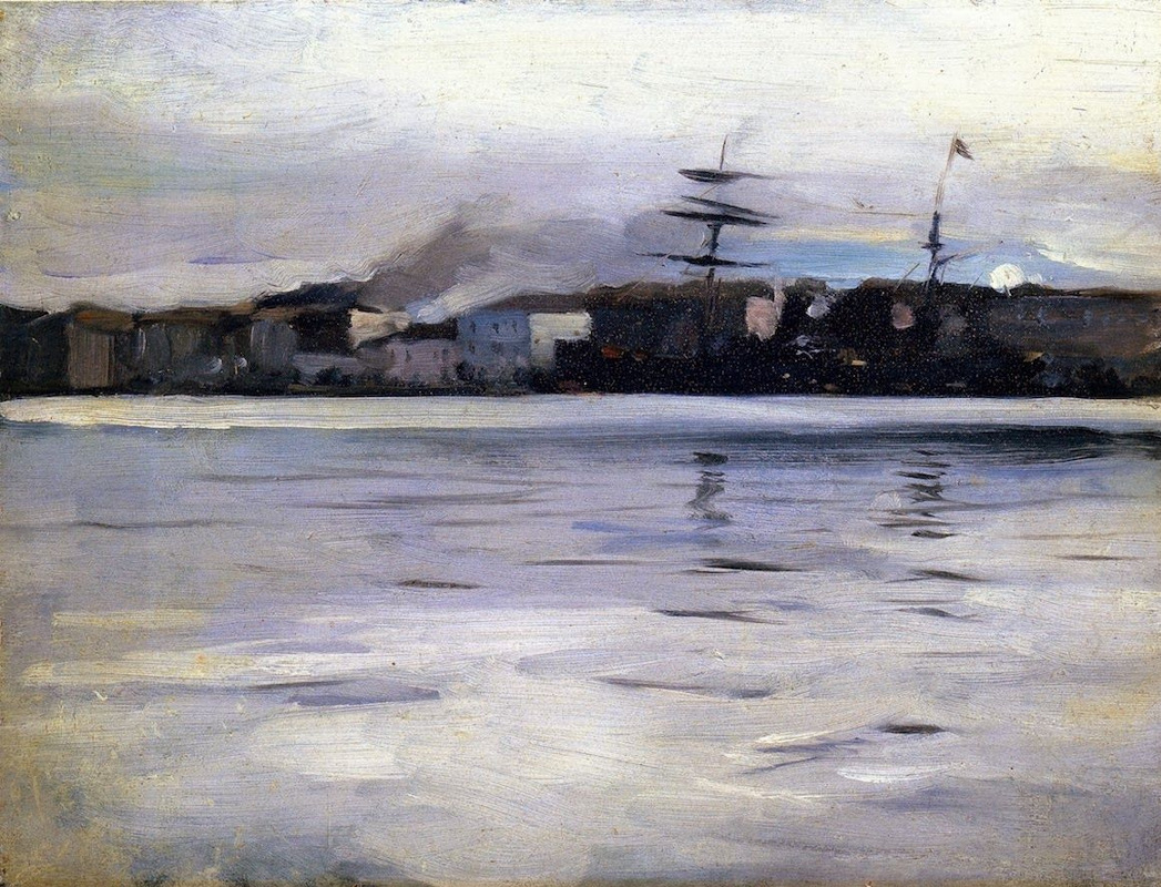 John Singer Sargent. Port. View from the sea