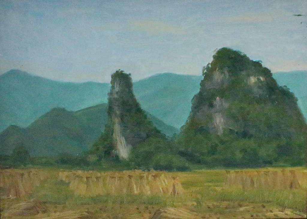 Сергей Григорьевич Коваль. "Harvesting rice" by G. De China H. M.
