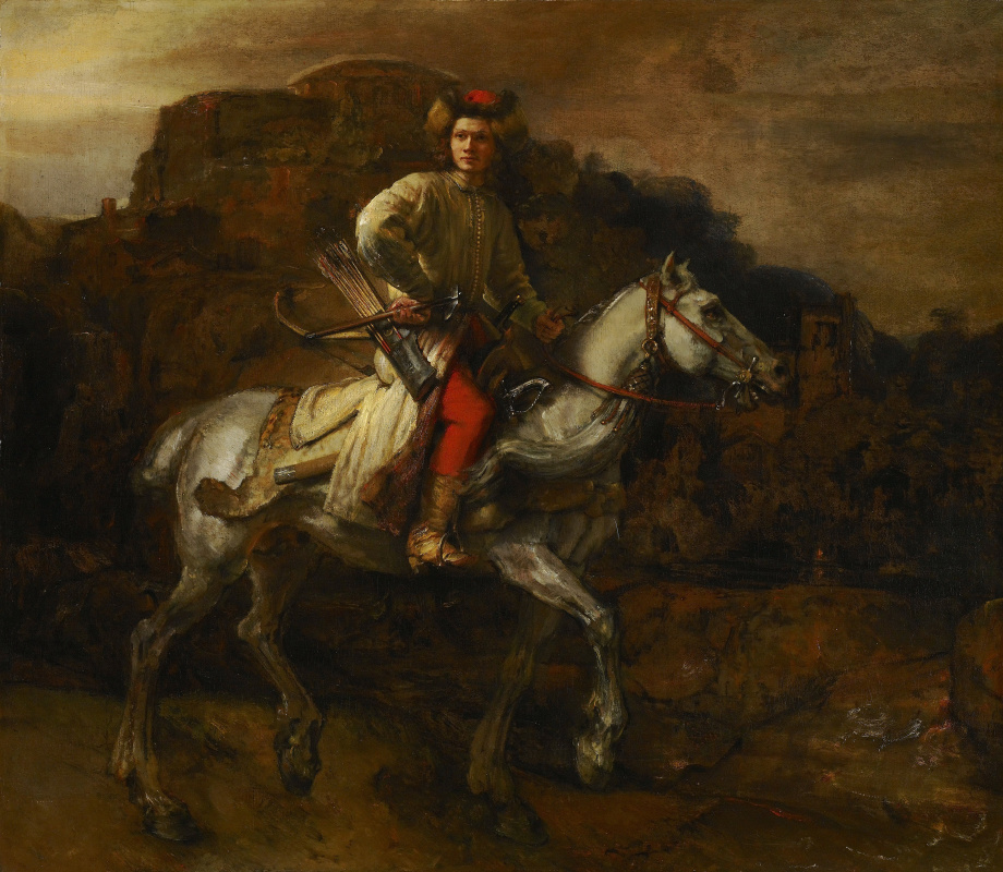 Rembrandt Harmenszoon van Rijn. Polnischer Reiter