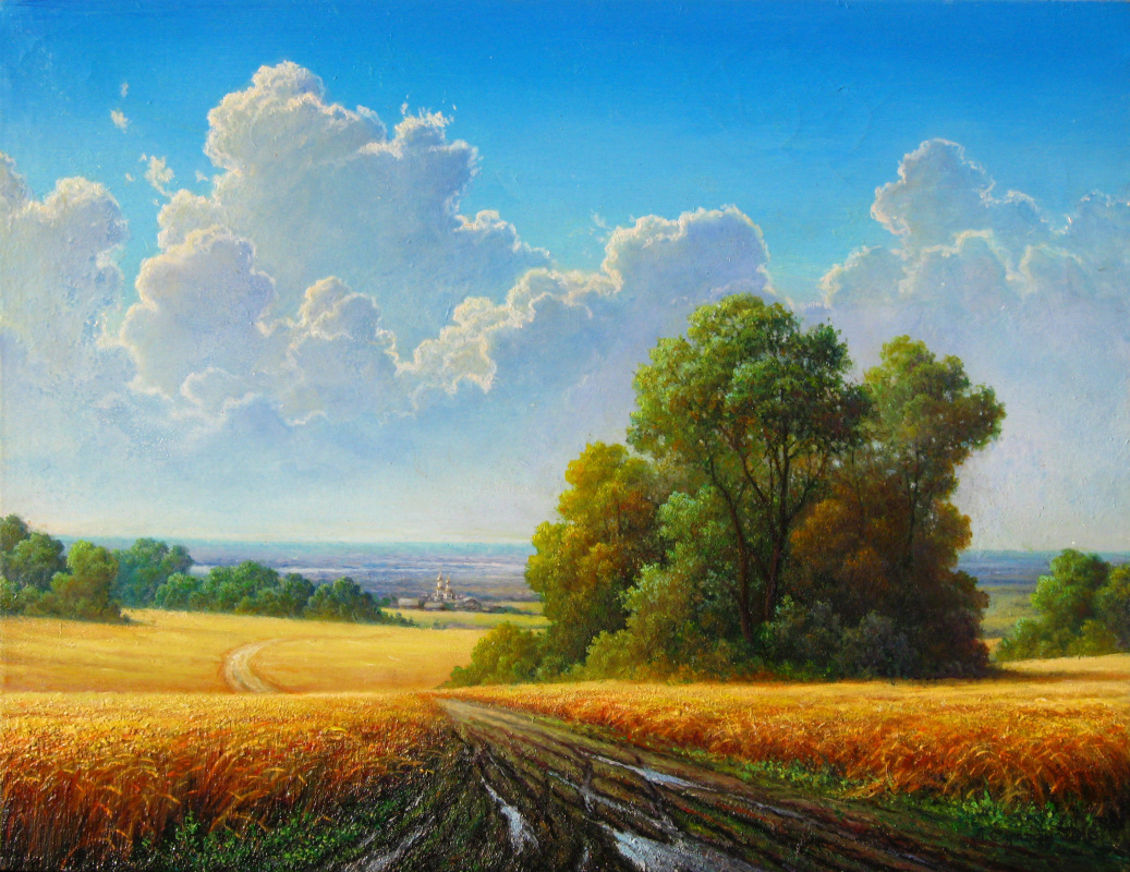Alexander Sultan. A field of wheat.