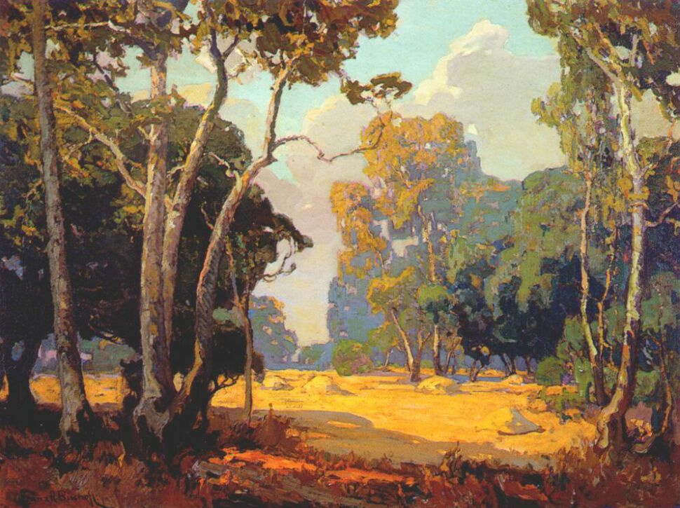 Franz Bischoff. Summer landscape