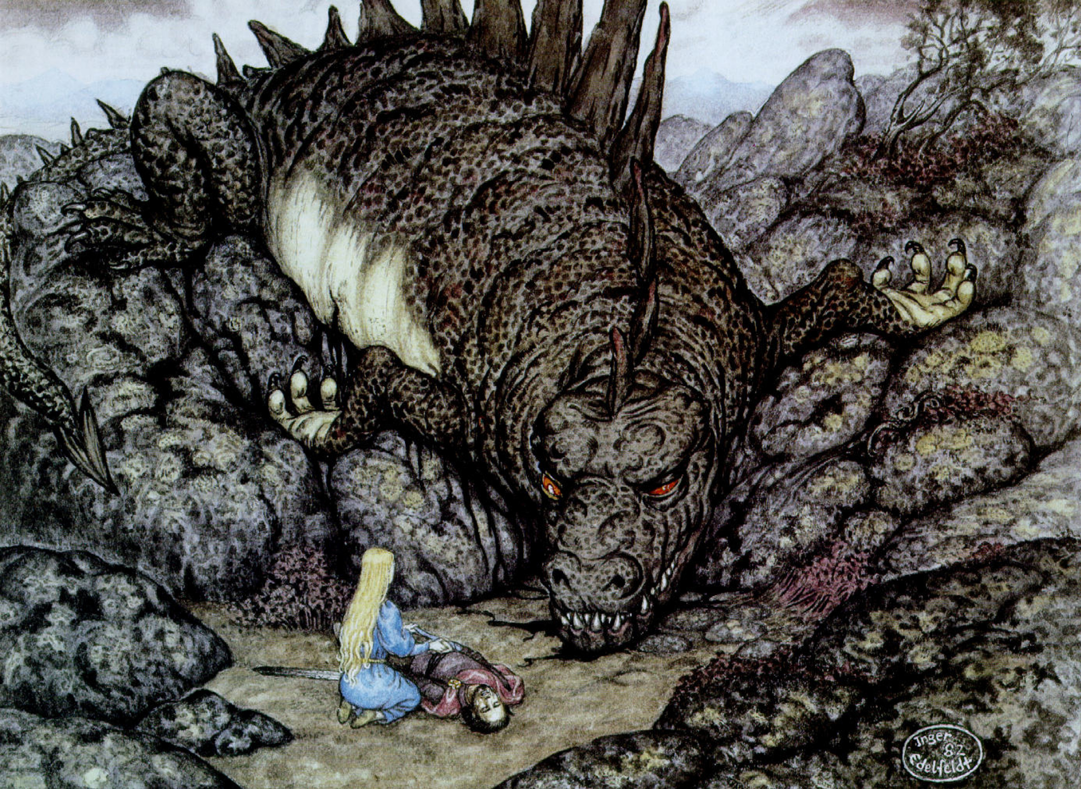 Glaurung by Inger Edelfeldt: History, Analysis & Facts