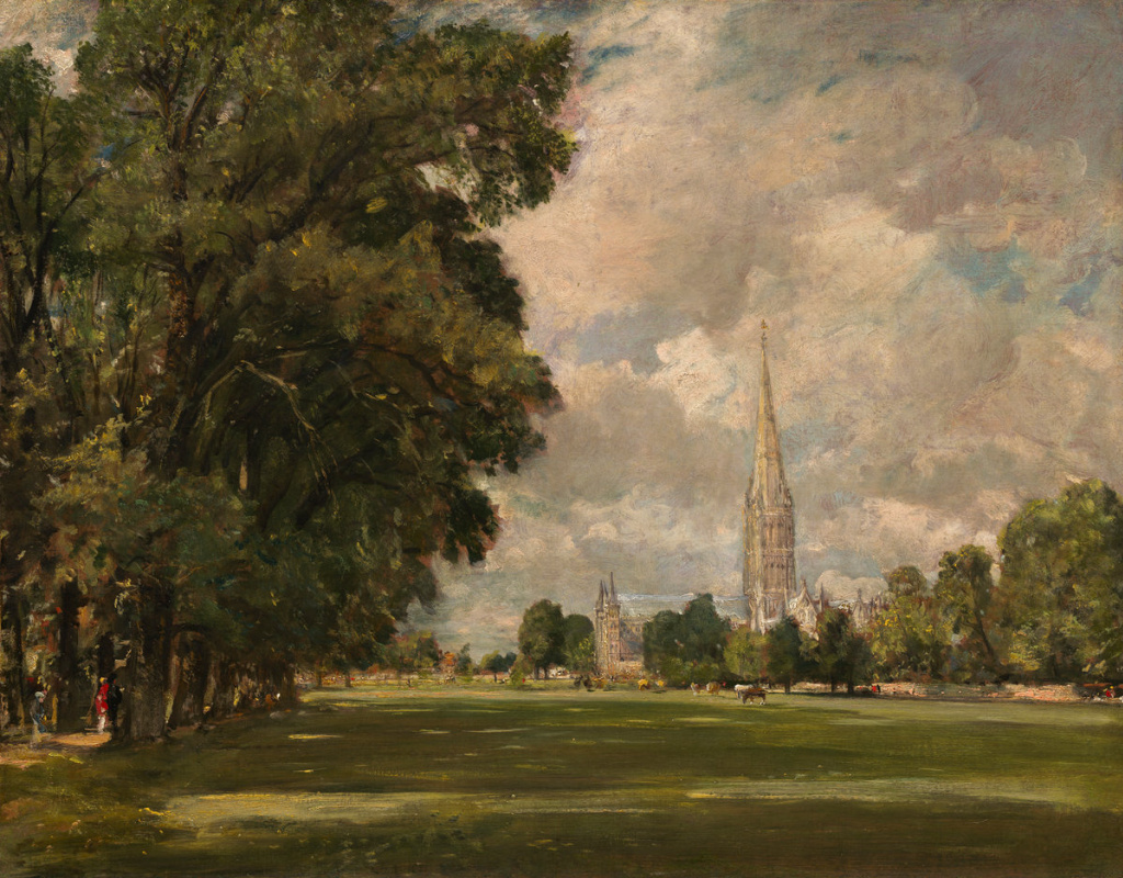 John Constable. View of the Salisbury Cathedral