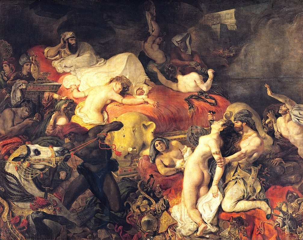 Eugene Delacroix. Death Of Sardanapalus