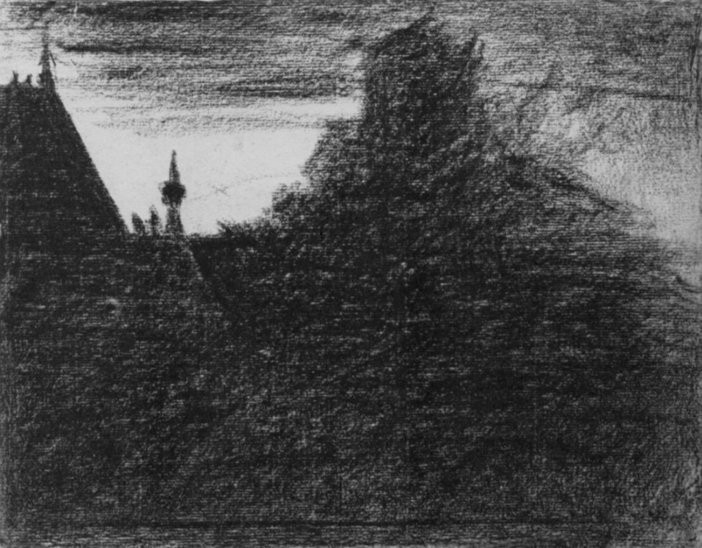 Georges Seurat. Clock tower