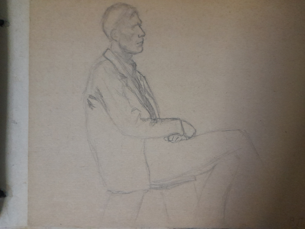 Vyacheslav Ilyich Puzyrev. Tutorial drawing