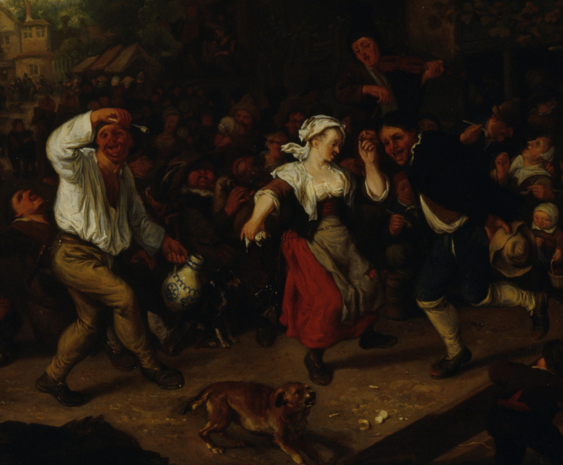 Buy digital version: A funny scene from the market. Fragment 3 by Cornelis  Dyusart | Arthive