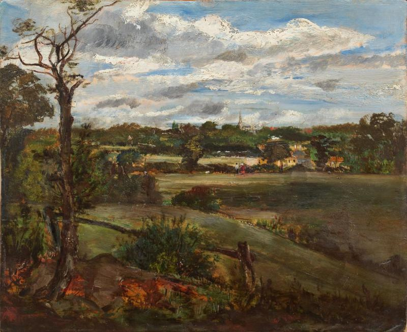 John Constable. The View of Highgate from Hampstead Heath