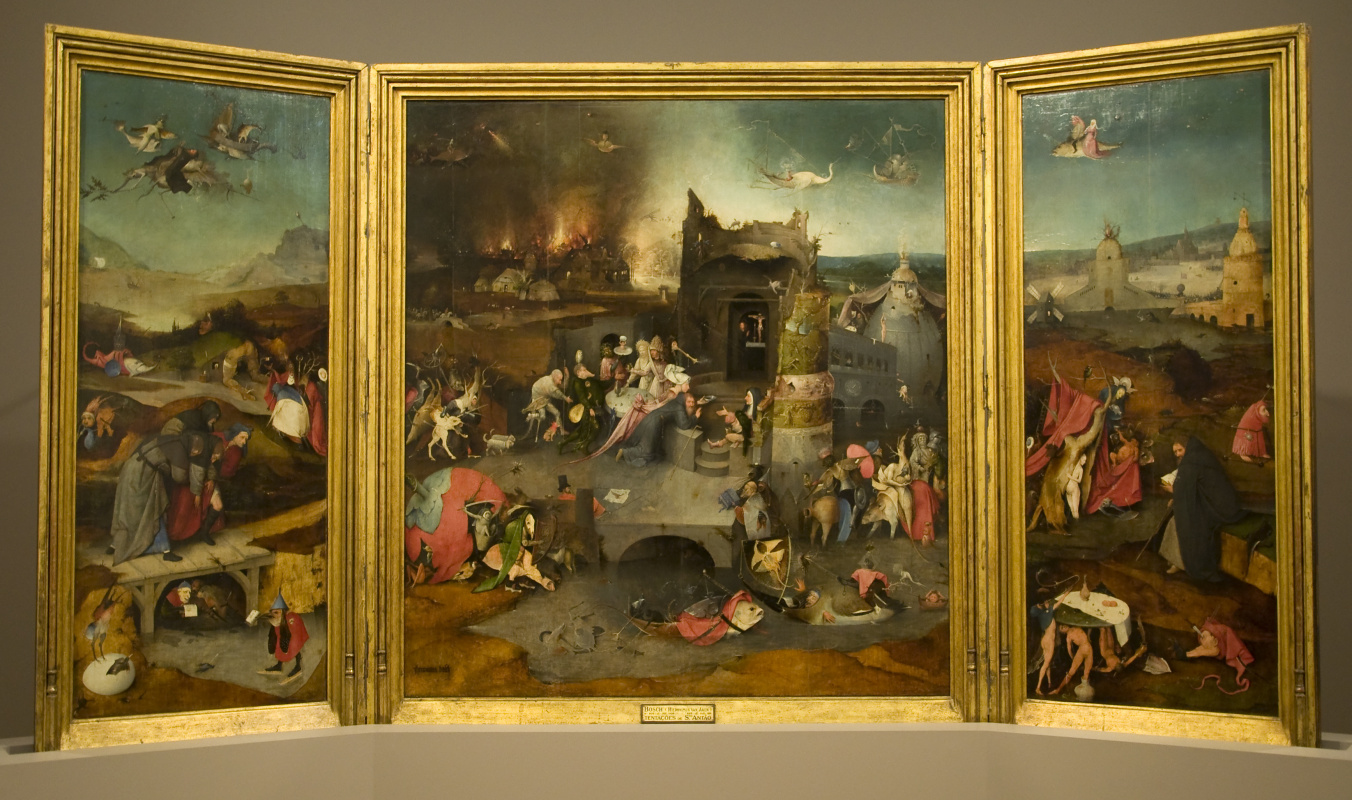 The temptation of St. Anthony. Triptych