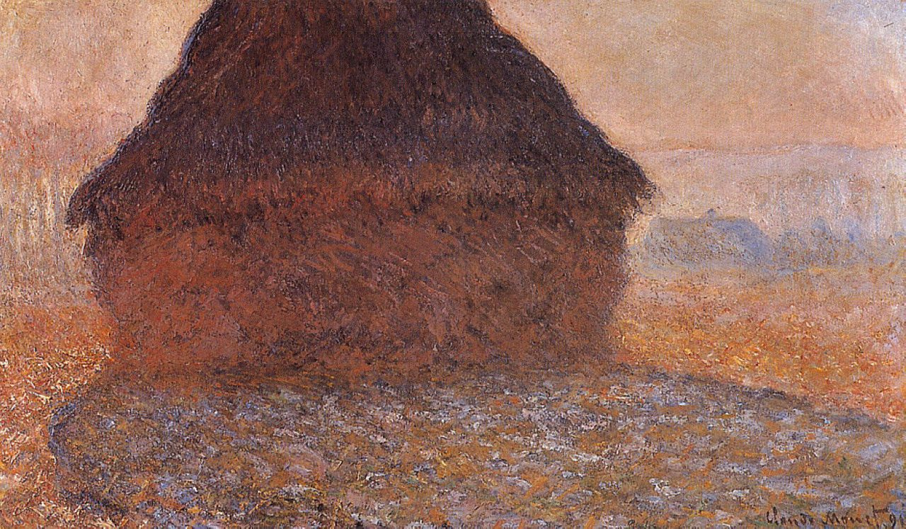 Claude Monet. Haystack under the sun
