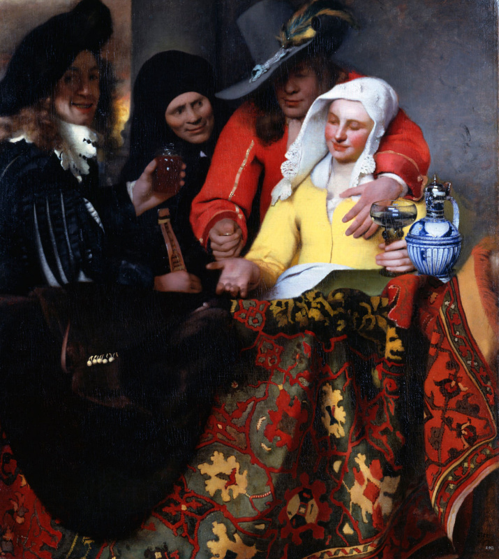 Jan Vermeer. The Procuress