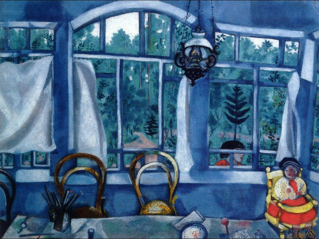 Марк Захарович Шагал. Окно в сад