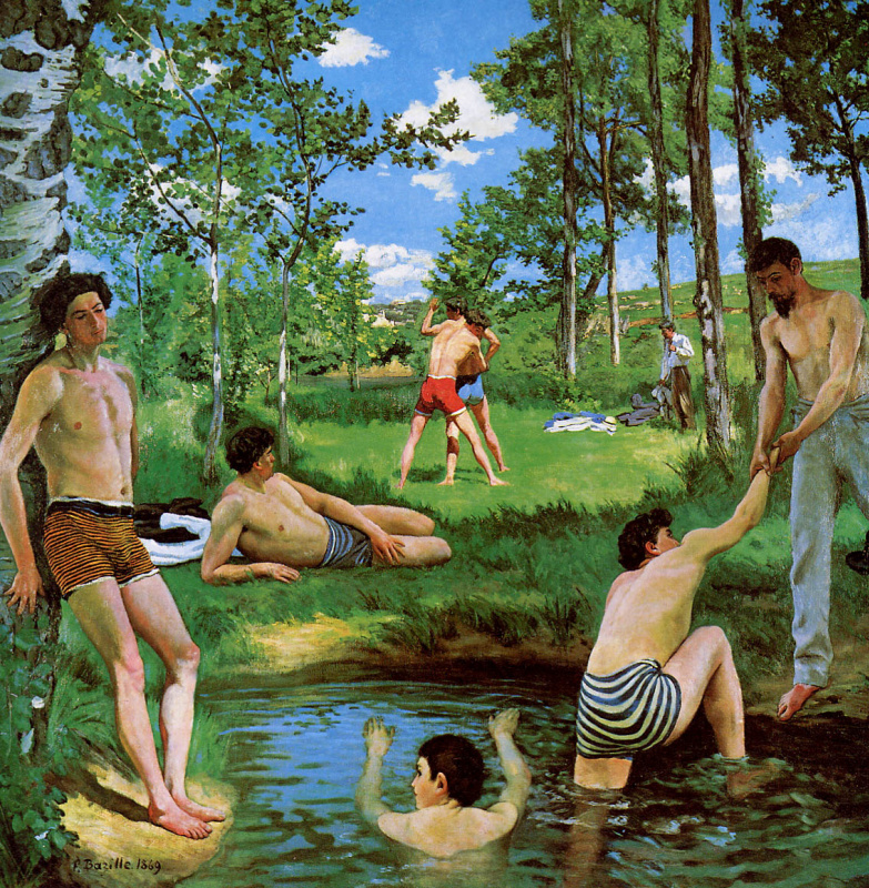 Frédéric Bazille. Bathers (Summer scene)