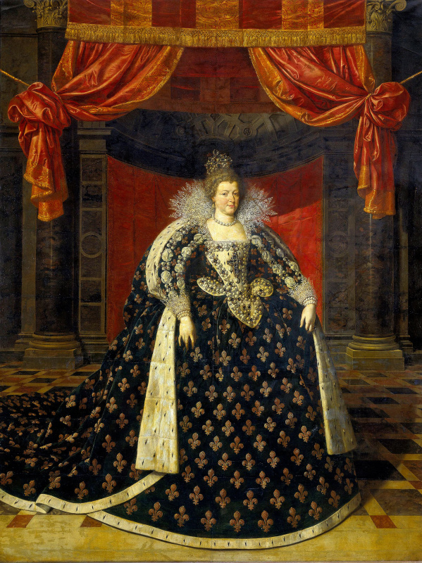 Франс Пурбус Младший. Мария Медичи, жена Генриха IV, короля Франции