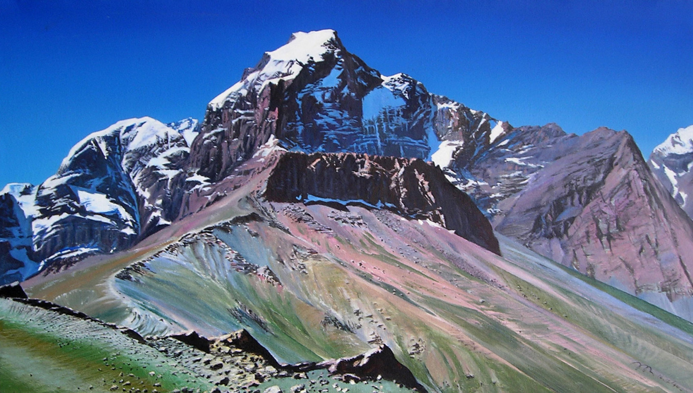 Картина горы Памира
