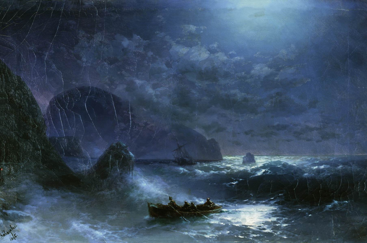буря на черном море айвазовский картина