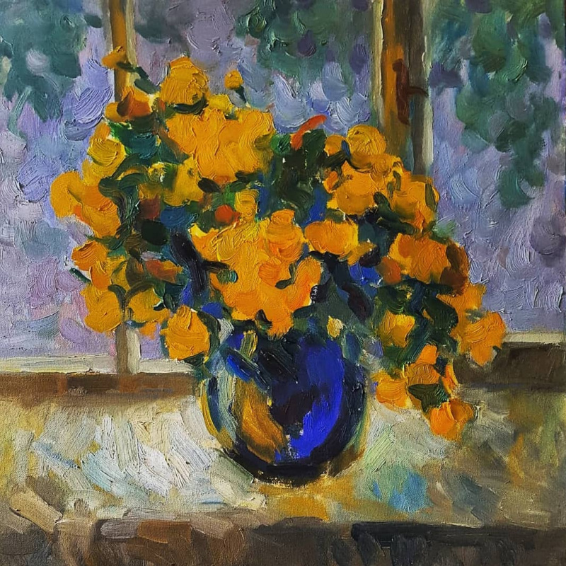 Irina Motorina. Yellow bouquet