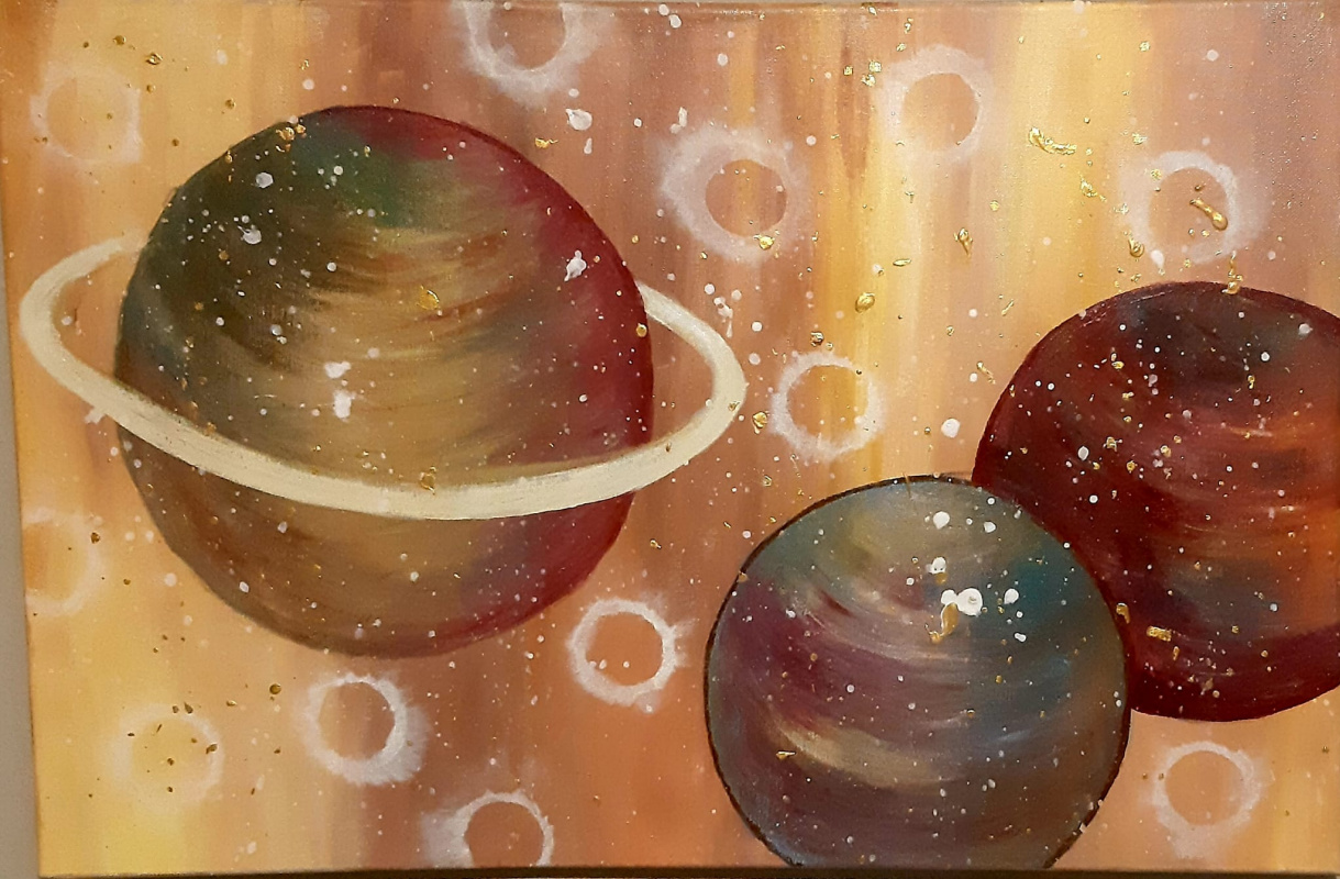 Lika Jishkariani. A colorful galaxy
