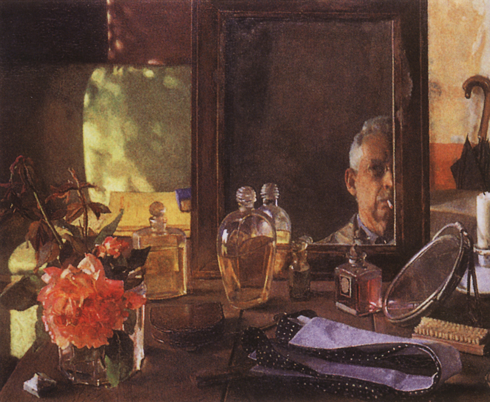 Konstantin Somov. Self-portrait in the mirror