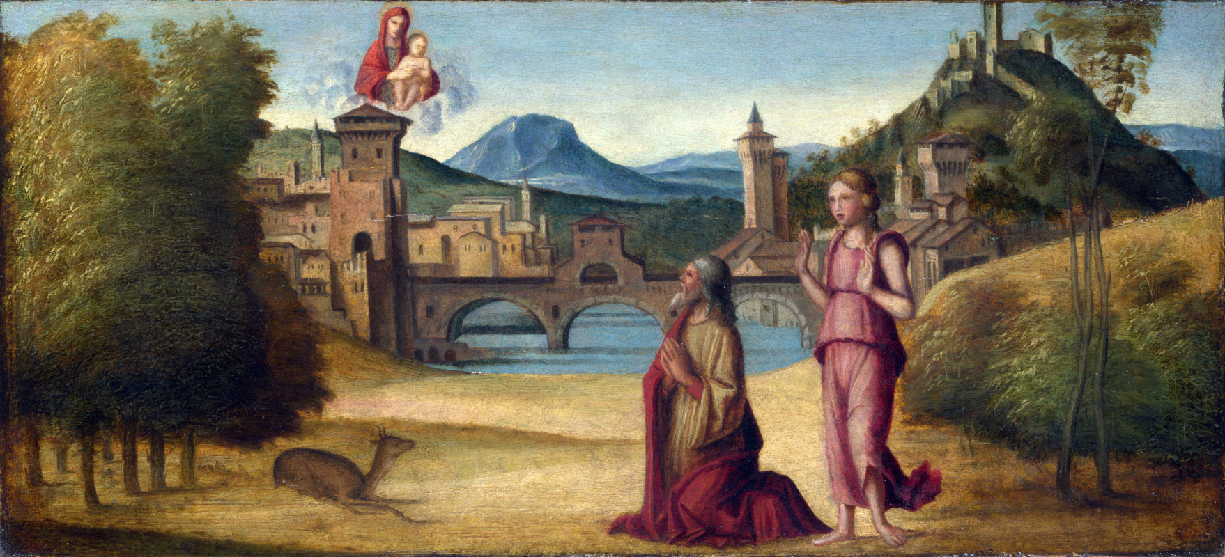 Venetian Italian. Augustus and the sibyl